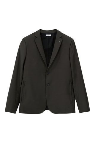 Casaco de fato em lã - Caqui - IKKS 