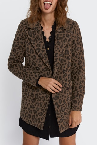 Sobretudo de lã - Castanho - I.Code