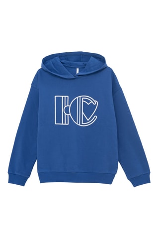 Sweat com capuz - Azul - I.Code