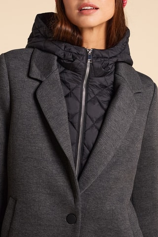 Sobretudo com capuz - Antracite - I.Code