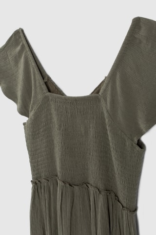 Vestido comprido - Caqui - IKKS Júnior