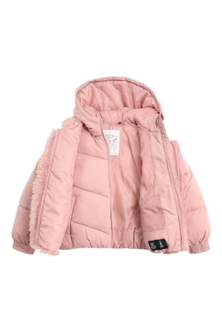 Colete e blusão com capuz - Rosa - IKKS Júnior