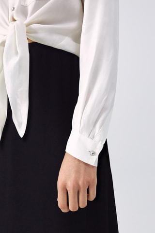 Camisa atada - Branco - IKKS 