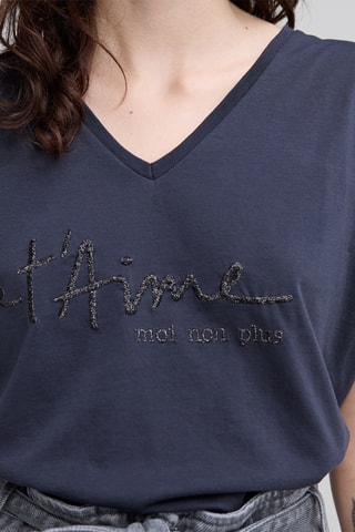 Top - Azul-marinho - IKKS 