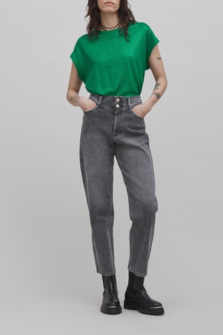 T-shirt em linho - Verde - IKKS 