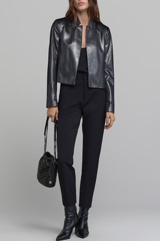 Calças corte cigarro - Preto - IKKS 