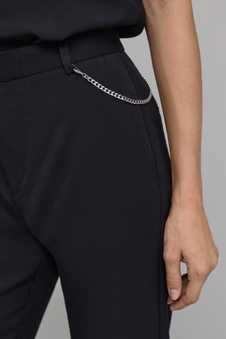 Calças corte cigarro - Preto - IKKS 