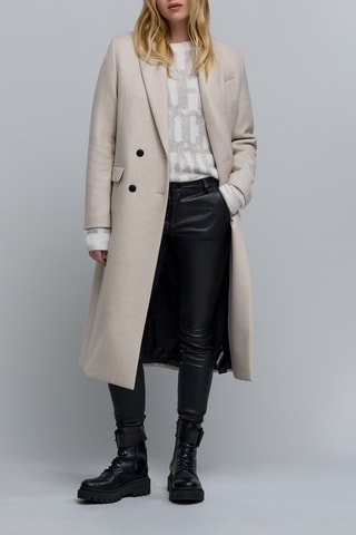 Sobretudo de lã - Cru - IKKS 