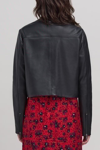 Casaco em couro - Preto - IKKS 