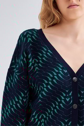 Casaco de malha - Azul-marinho - IKKS 