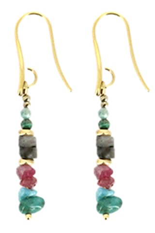 Boucles d'oreilles - Rubis
