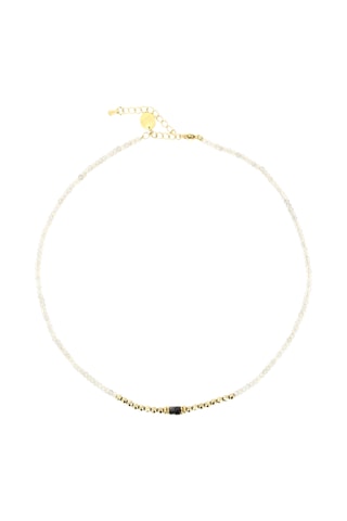 Collier - Quartz, labradorites et hématites