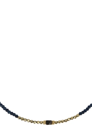 Collier - Saphirs, labradorites et hématites