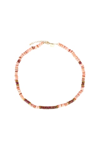 Collier Alison - Nacre Heishi et hématites