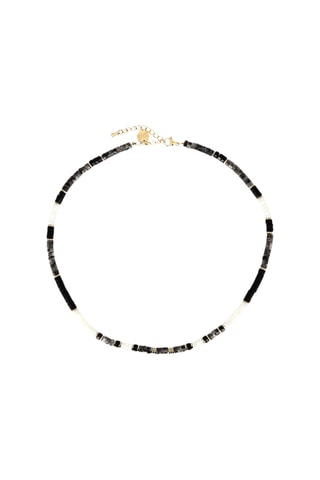 Collier Madison - Labradorites, nacres, spinelles et hématites