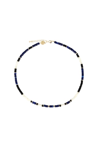 Collier Madison - Lapis-lazuli, nacres, spinelles et hématites