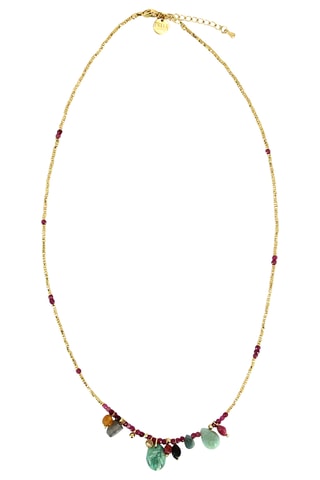 Collier Leila - Hématites et rubis