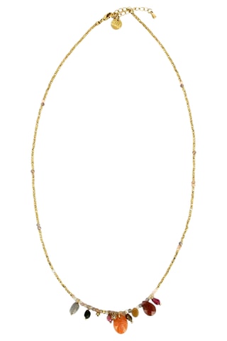 Collier Leila - Hématites et pierres de lune