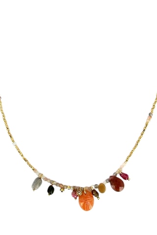 Collier Leila - Hématites et pierres de lune