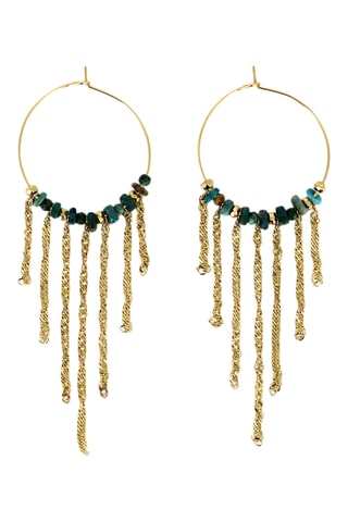 Créoles Lena - Hématites, apatites et turquoises africaines