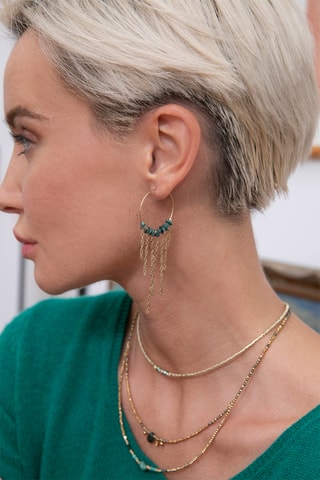 Créoles Lena - Hématites, apatites et turquoises africaines