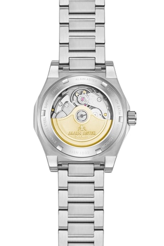 Reloj automático de acero y circones