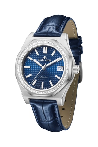 Reloj automático de acero y circones