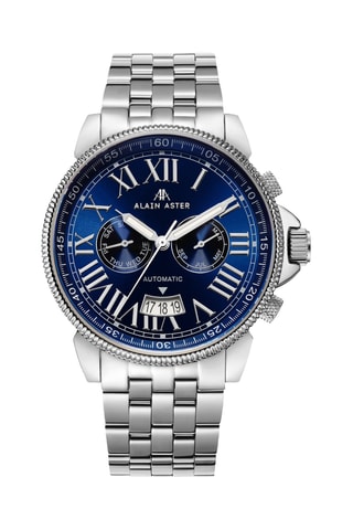 Reloj automático de acero - Plateado