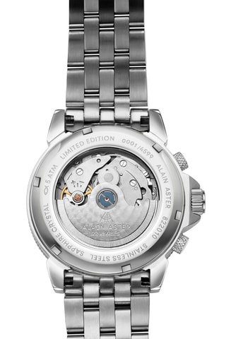 Reloj automático de acero - Plateado