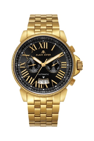 Reloj automático de acero - Dorado