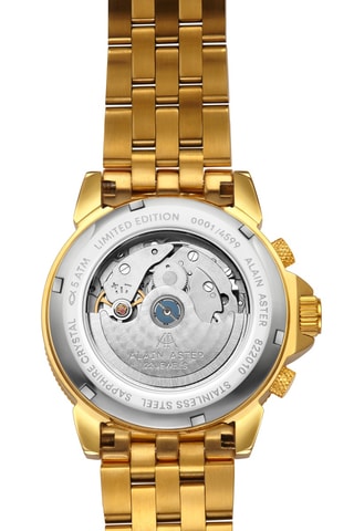 Reloj automático de acero - Dorado