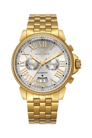 Reloj automático de acero - Dorado