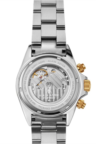 Reloj automático de acero - Taquímetro - Plateado y dorado