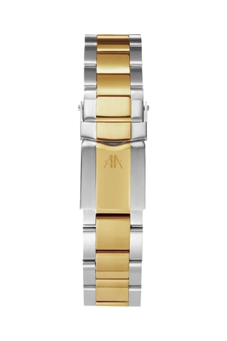 Reloj automático de acero - Taquímetro - Plateado y dorado