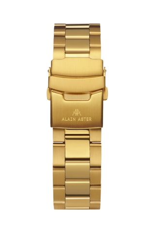 Reloj automático de acero - Taquímetro - Dorado