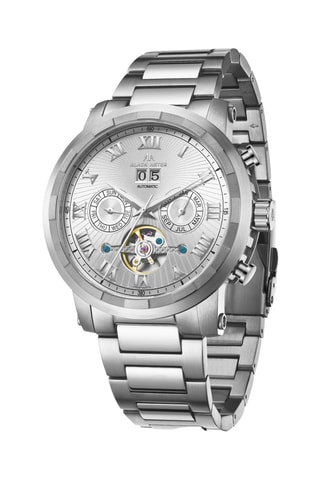 Reloj automático de acero - Plateado