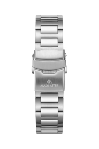 Reloj automático de acero - Plateado