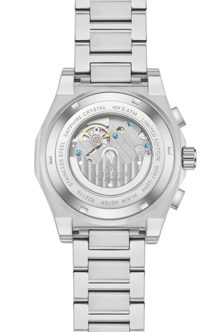 Reloj automático de acero - Plateado