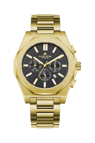 Reloj automático de acero - Dorado
