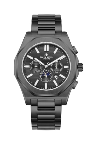 Reloj automático de acero - Negro