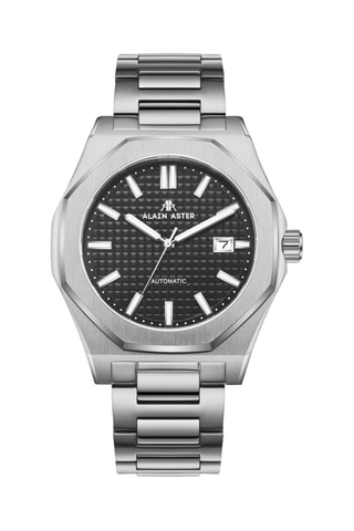 Reloj automático de acero - Plateado