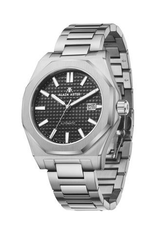 Reloj automático de acero - Plateado