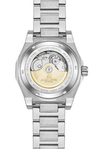 Reloj automático de acero - Plateado