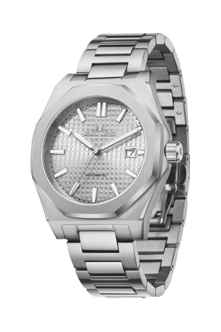 Reloj automático de acero - Plateado