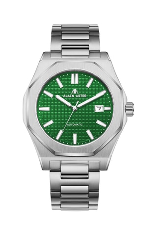 Reloj automático de acero - Plateado