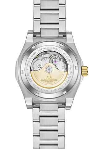 Reloj automático de acero - Plateado