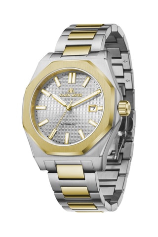 Reloj automático de acero - Plateado