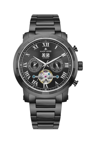 Reloj automático de acero - Negro
