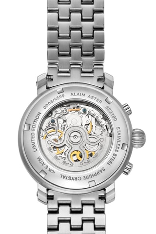 Reloj automático de acero y circones