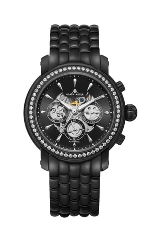 Reloj automático de acero y circones